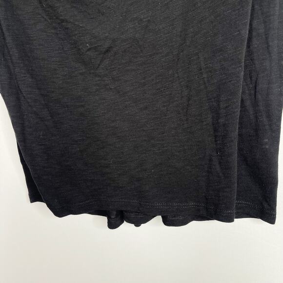 New Splendid XSmall Black Cowl Neck Sleeveless Slub Jersey Tank Top Modal Supima - Picture 4 of 11